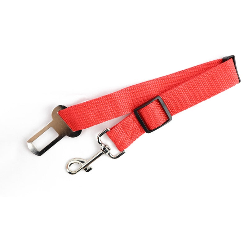 Cinturón de seguridad de coche para mascotas, accesorios para perros, arnés ajustable, correa de plomo, Clip de viaje para perros pequeños y medianos, Collar para cachorros, suministros para mascotas