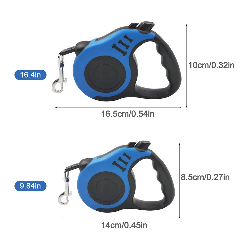 Correa de nailon retráctil para perro, extensión automática de plomo para gato, caminar, correr, ruleta, productos para mascotas, 3m/5m