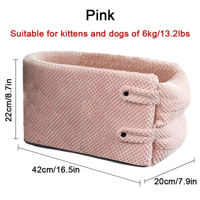 Cama portátil de viaje para gato y perro, asiento de seguridad para coche, Protector de transporte para perros pequeños, Chihuahua, Teddy