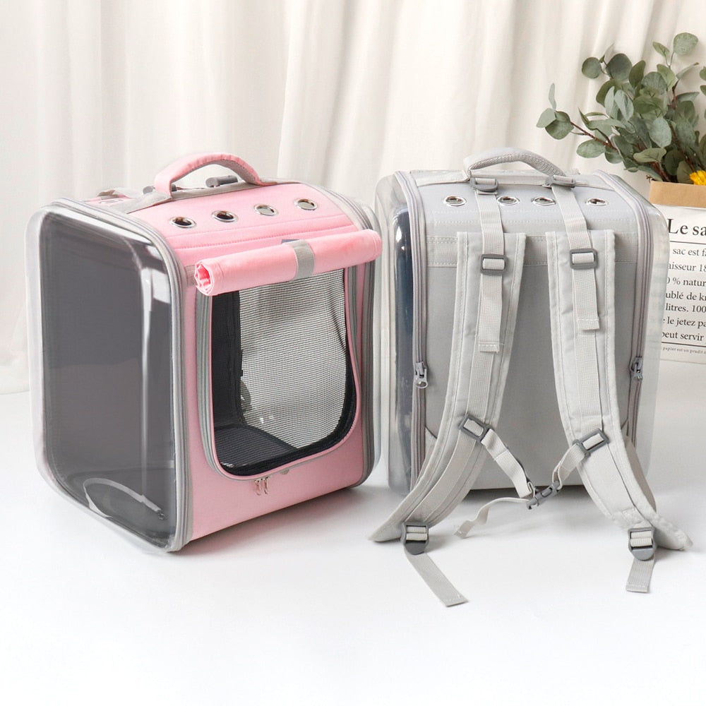 Mochila porta gato para mascotas, bolsa de viaje para gatos pequeños, bolsa de transporte para cachorros, productos portátiles, 5 estilos