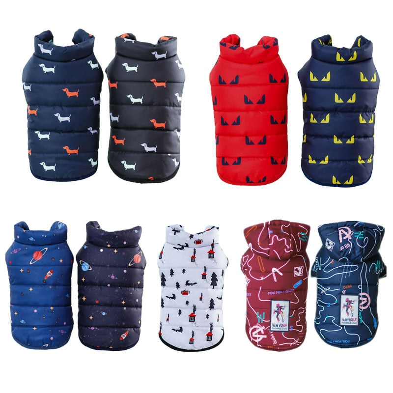 Abrigo de invierno para perros pequeños, chaqueta cálida para cachorros, abrigo para Chihuahua, Shih Tzu