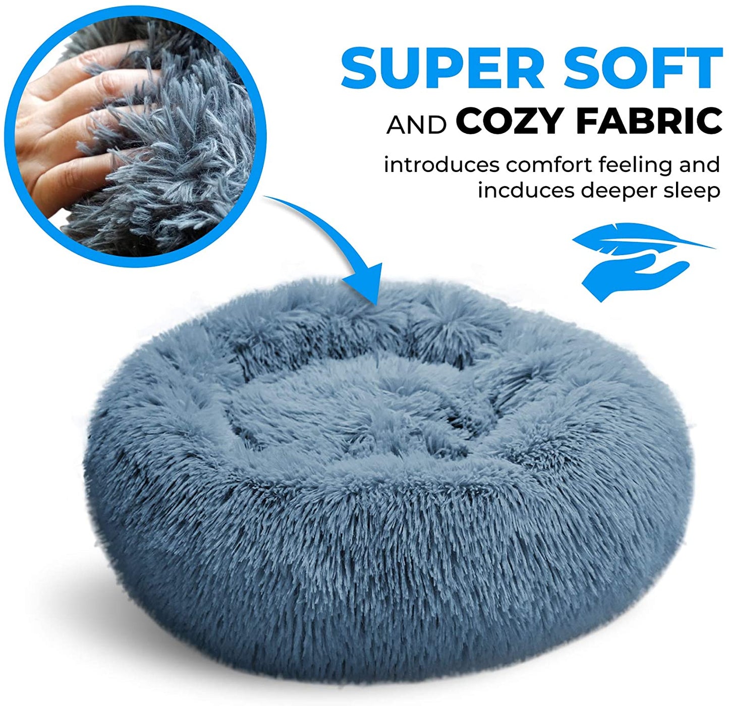 Cama redonda para gatos y perros, tapete de felpa suave y larga, cesta cálida, cojín, sofá, perrera para lavar a máquina
Cama redonda para gatos y perros, tapete de felpa suave y larga, cesta cálida, cojín, sofá, perrera para