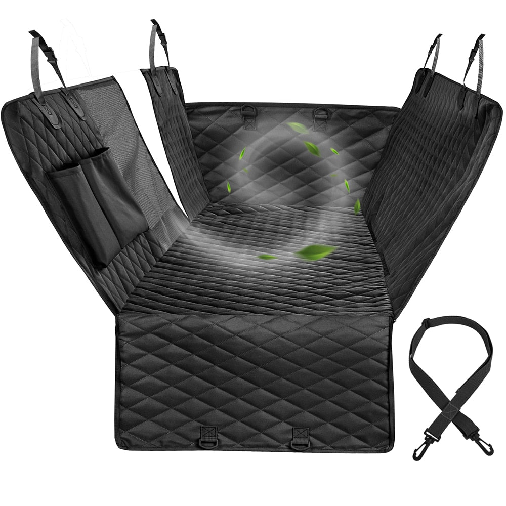 Funda de asiento trasero de coche para perro, impermeable para viaje estera de perro, gato, portador de perro, hamaca de coche, Protector de cojín