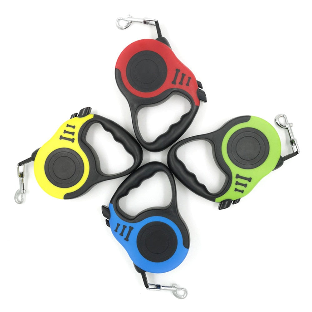 Correa de nailon retráctil para perro, extensión automática de plomo para gato, caminar, correr, ruleta, productos para mascotas, 3m/5m