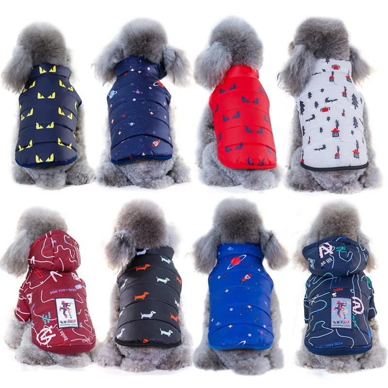 Abrigo de invierno para perros pequeños, chaqueta cálida para cachorros, abrigo para Chihuahua, Shih Tzu