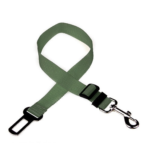 Cinturón de seguridad ajustable para perro y gato, correa de seguridad para vehículo, Collar de tracción de viaje, arnés para perro, Clip de plomo, producto para mascotas