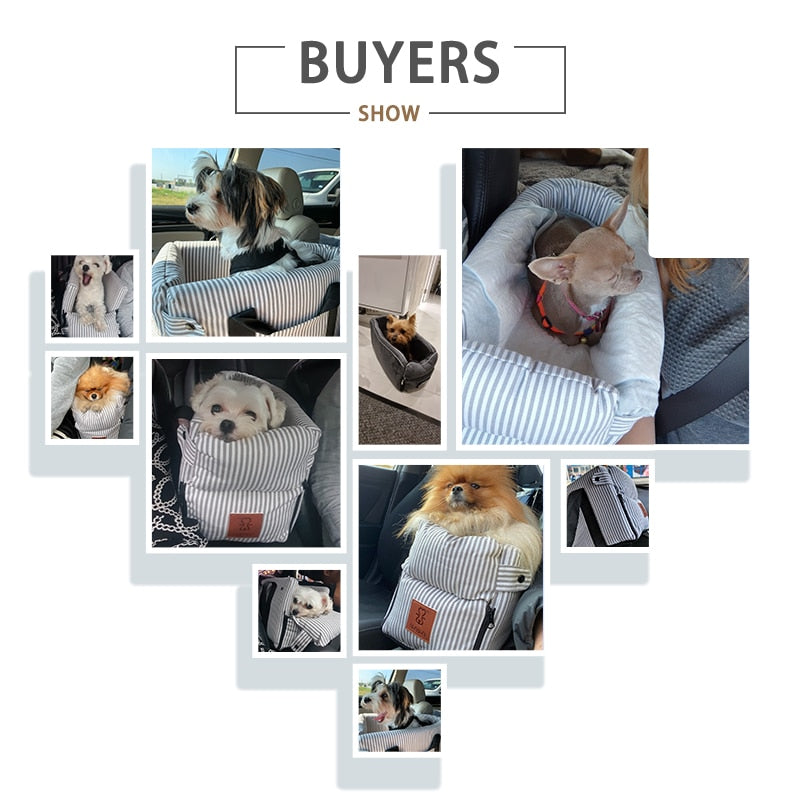 Cama portátil de viaje para gato y perro, asiento de seguridad para coche, Protector de transporte para perros pequeños, Chihuahua, Teddy