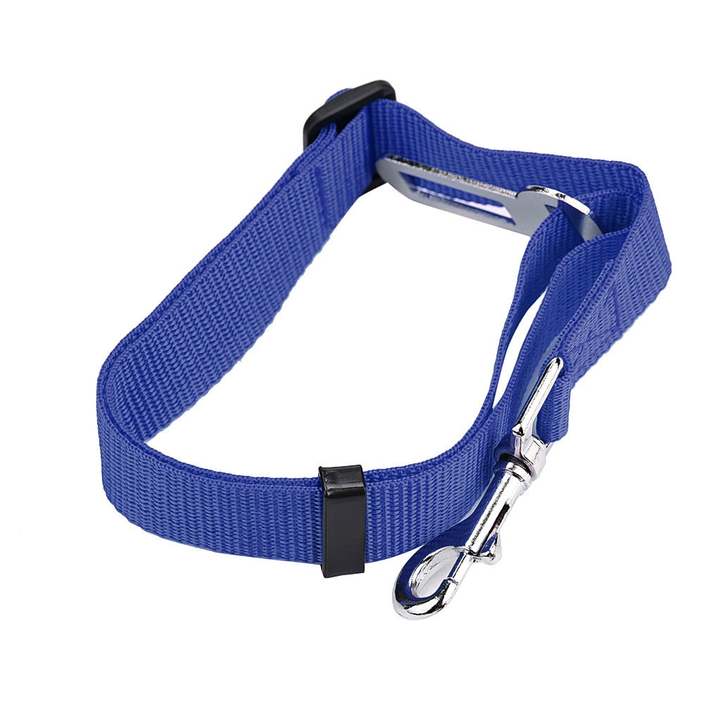 Cinturón de seguridad de coche para mascotas, accesorios para perros, arnés ajustable, correa de plomo, Clip de viaje para perros pequeños y medianos, Collar para cachorros, suministros para mascotas
