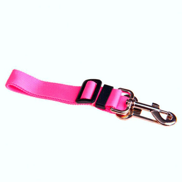 Cinturón de seguridad de coche para mascotas, accesorios para perros, arnés ajustable, correa de plomo, Clip de viaje para perros pequeños y medianos, Collar para cachorros, suministros para mascotas