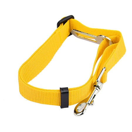 Cinturón de seguridad de coche para mascotas, accesorios para perros, arnés ajustable, correa de plomo, Clip de viaje para perros pequeños y medianos, Collar para cachorros, suministros para mascotas