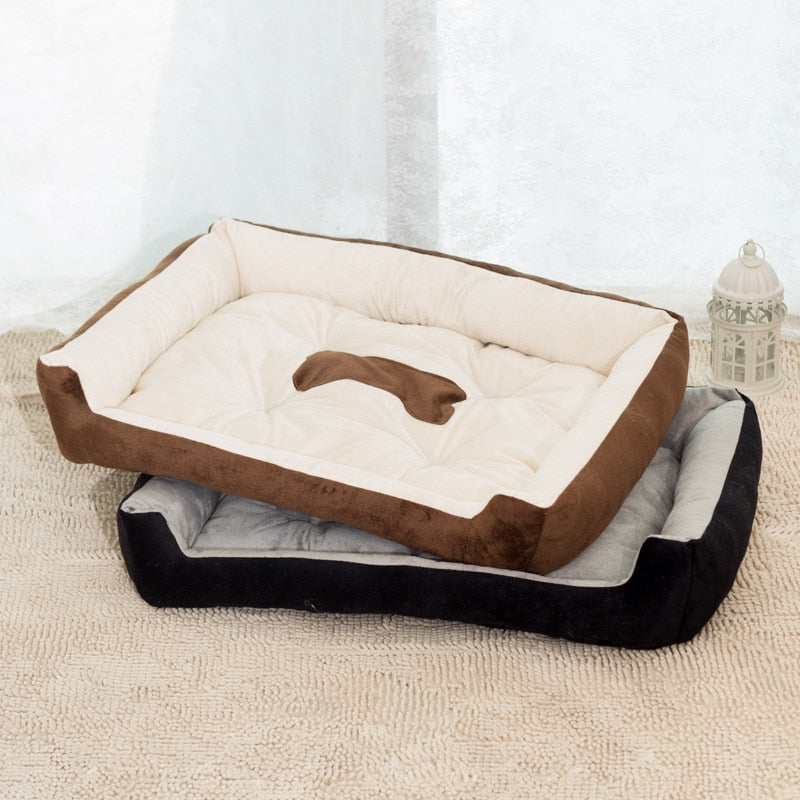 Cama para perros y mascotas, sofá cálido, alfombrillas para perros para perros pequeños, medianos y grandes, cama suave para mascotas para perros, casa lavable para gatos, cachorros, alfombrilla de algodón para perrera