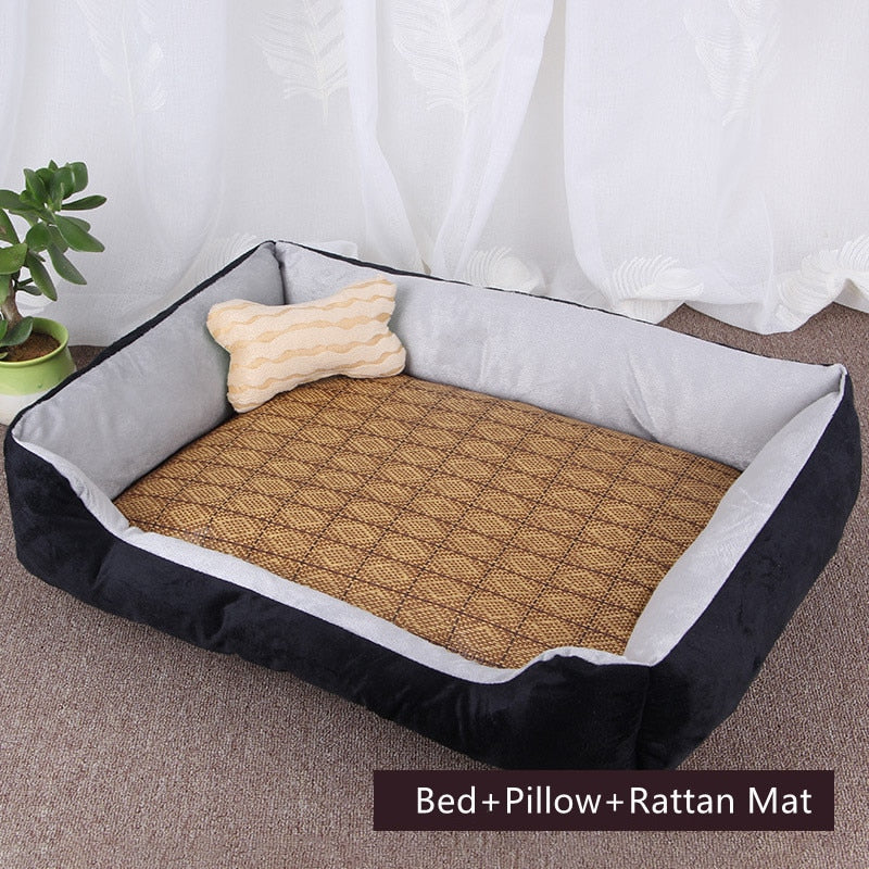 Cama para perros y mascotas, sofá cálido, alfombrillas para perros para perros pequeños, medianos y grandes, cama suave para mascotas para perros, casa lavable para gatos, cachorros, alfombrilla de algodón para perrera