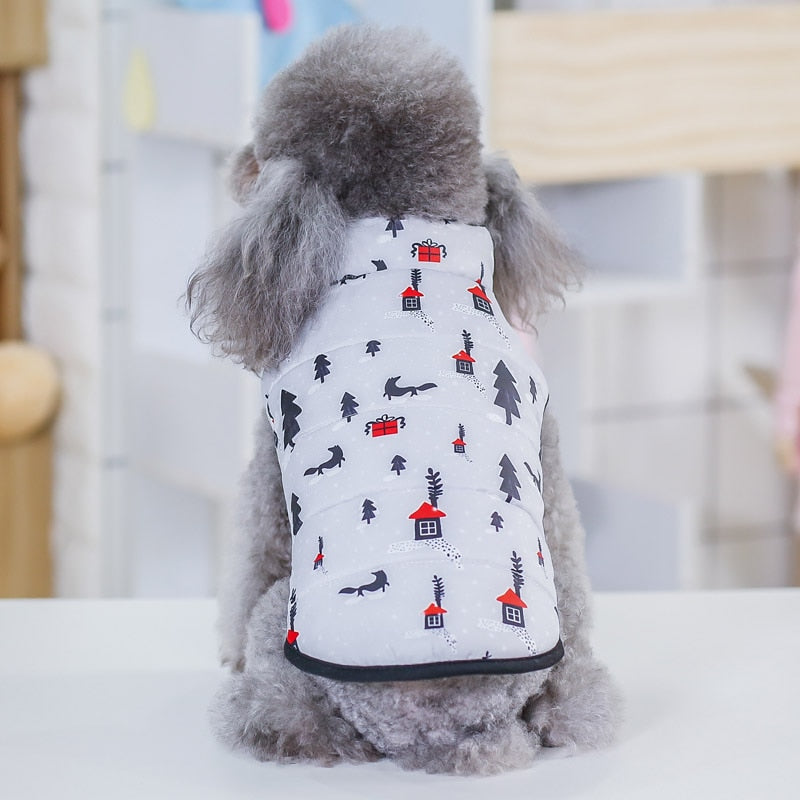 Abrigo de invierno para perros pequeños, chaqueta cálida para cachorros, abrigo para Chihuahua, Shih Tzu