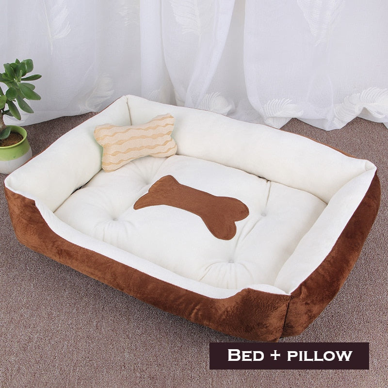 Cama para perros y mascotas, sofá cálido, alfombrillas para perros para perros pequeños, medianos y grandes, cama suave para mascotas para perros, casa lavable para gatos, cachorros, alfombrilla de algodón para perrera