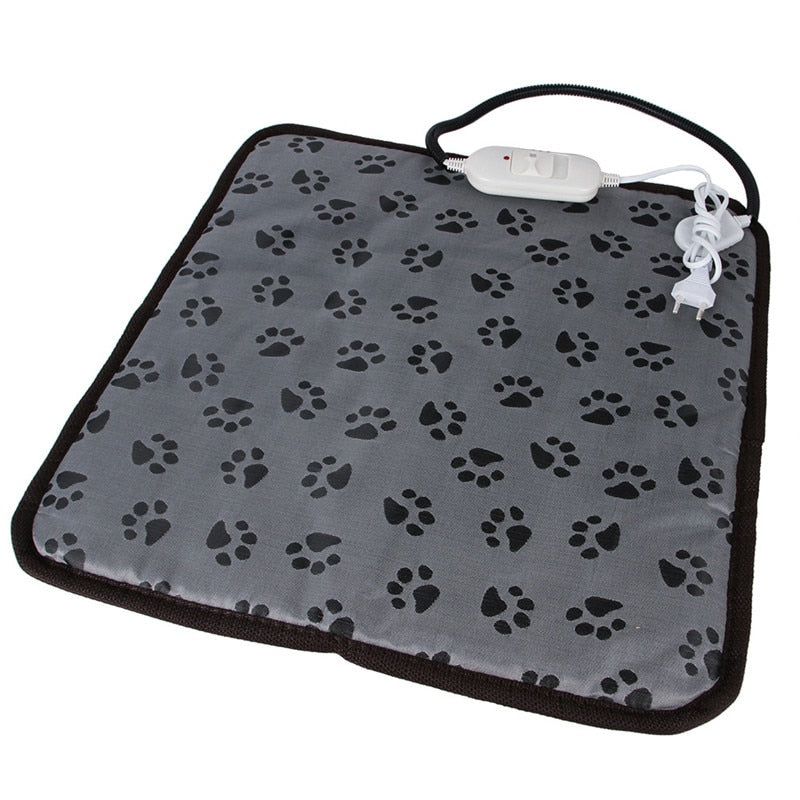 Almohadilla de calefacción eléctrica impermeable para mascotas, calentador de cama de invierno para perros y gatos, manta cálida, enchufe europeo y estadounidense, 3 modos, 45cm x 45cm
Almohadilla de calefacción eléctrica im