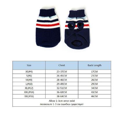 Abrigo grueso y cálido para perro, camisa a cuadros para cachorro y gato, suéter, chaqueta para perros pequeños, Sudadera de punto Bichon, ropa para mascotas L, Invierno
