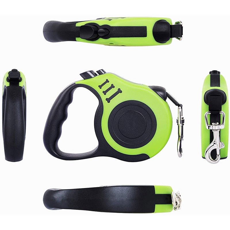 Correa de nailon retráctil para perro, extensión automática de plomo para gato, caminar, correr, ruleta, productos para mascotas, 3m/5m