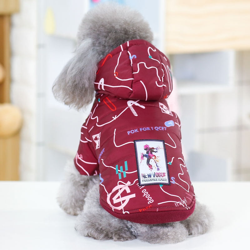 Abrigo de invierno para perros pequeños, chaqueta cálida para cachorros, abrigo para Chihuahua, Shih Tzu