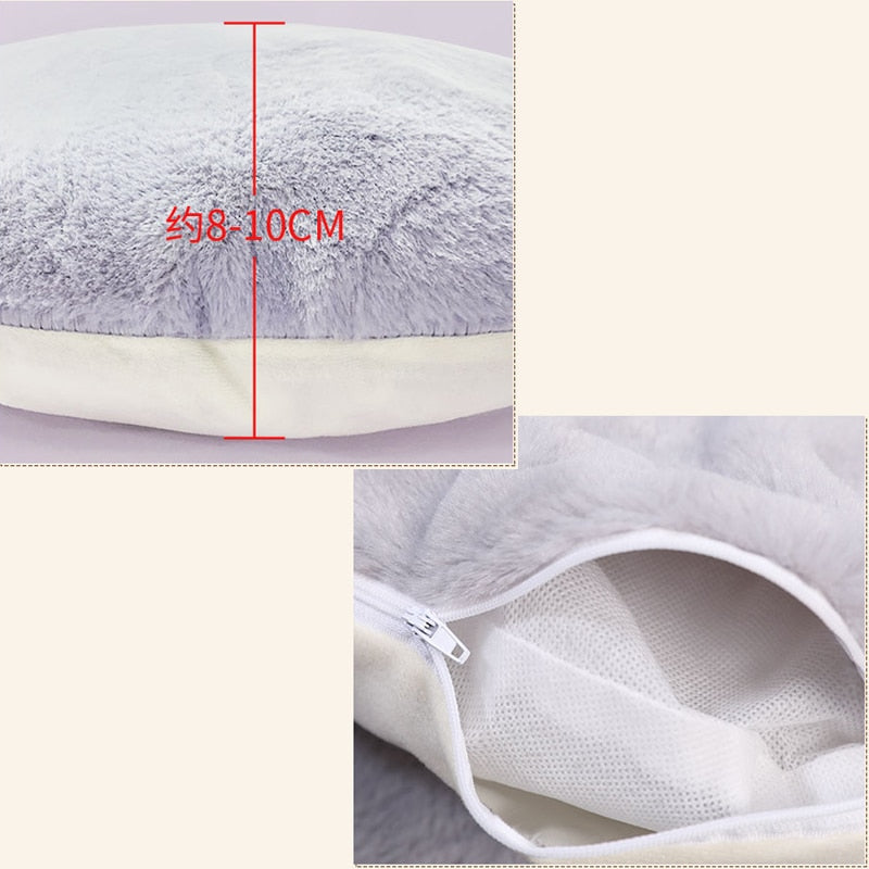 HOOPET-Caseta de felpa suave para cachorros, cama para gatos, cojín para perros pequeños, nido para gatos, lecho de invierno caliente para dormir, suministros para mascotas, esterilla para perro
