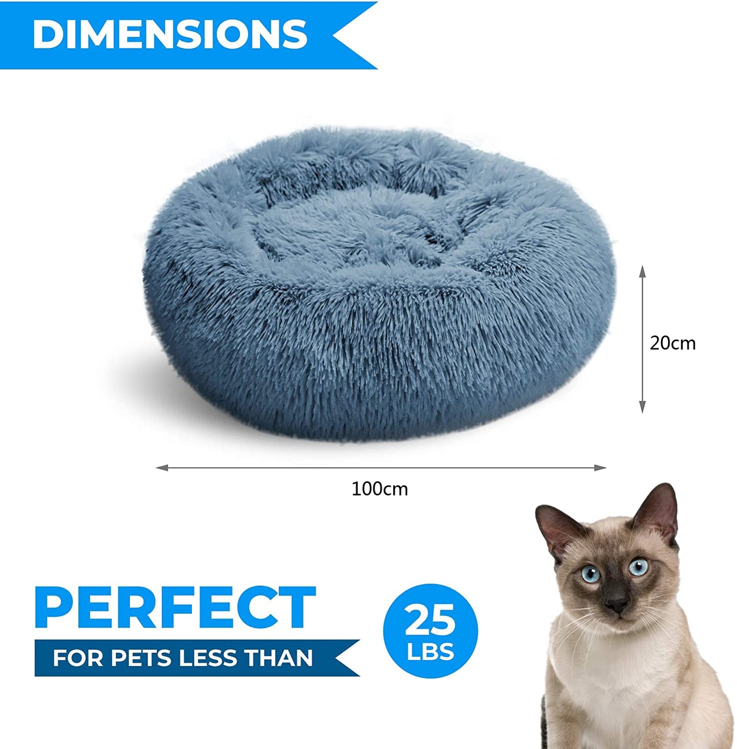 Cama redonda para gatos y perros, tapete de felpa suave y larga, cesta cálida, cojín, sofá, perrera para lavar a máquina
Cama redonda para gatos y perros, tapete de felpa suave y larga, cesta cálida, cojín, sofá, perrera para