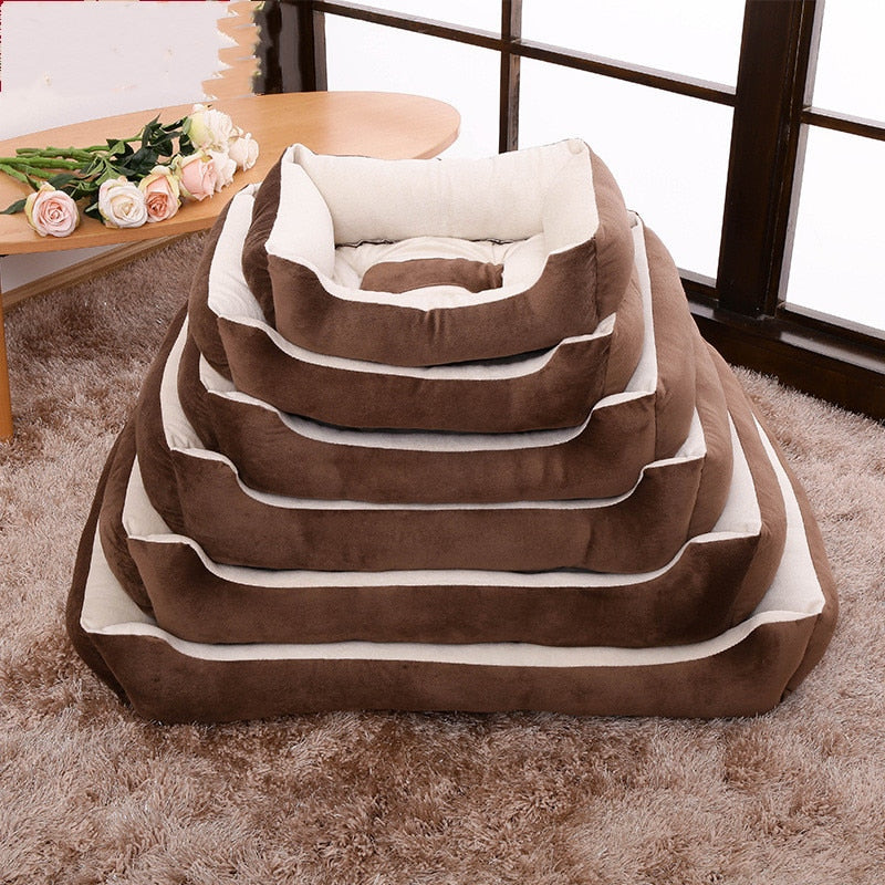 Cama para perros y mascotas, sofá cálido, alfombrillas para perros para perros pequeños, medianos y grandes, cama suave para mascotas para perros, casa lavable para gatos, cachorros, alfombrilla de algodón para perrera