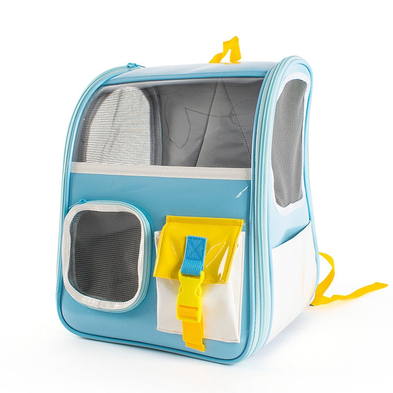 Mochila porta gato para mascotas, bolsa de viaje para gatos pequeños, bolsa de transporte para cachorros, productos portátiles, 5 estilos
