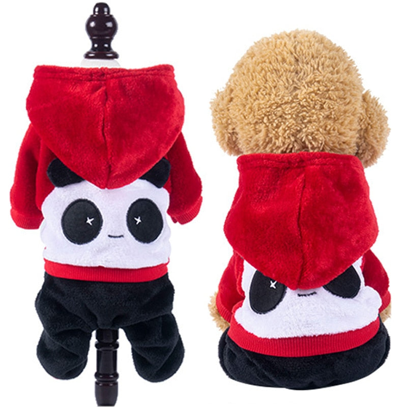 Ropa de lana suave para mascotas, sudaderas con capucha para perros pequeños, cachorros, gatos, Chihuahua, Yorkshire, disfraz de Navidad, Invierno