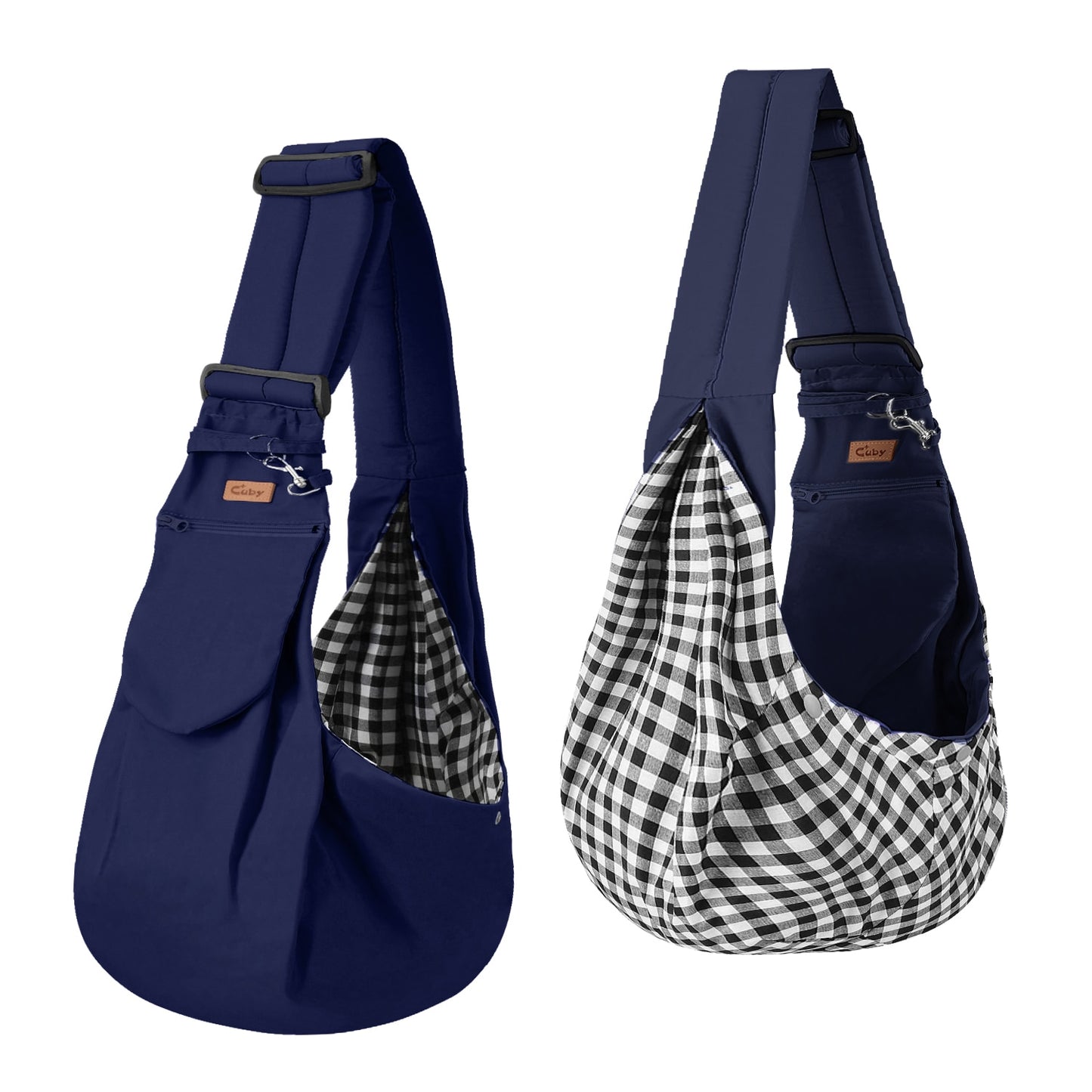 CUBY-Bolsa de transporte para mascotas, Mochila pequeña ajustable para transportar perros, cabestrillo para gatos, bolso de viaje