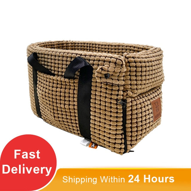 Cama portátil de viaje para gato y perro, asiento de seguridad para coche, Protector de transporte para perros pequeños, Chihuahua, Teddy