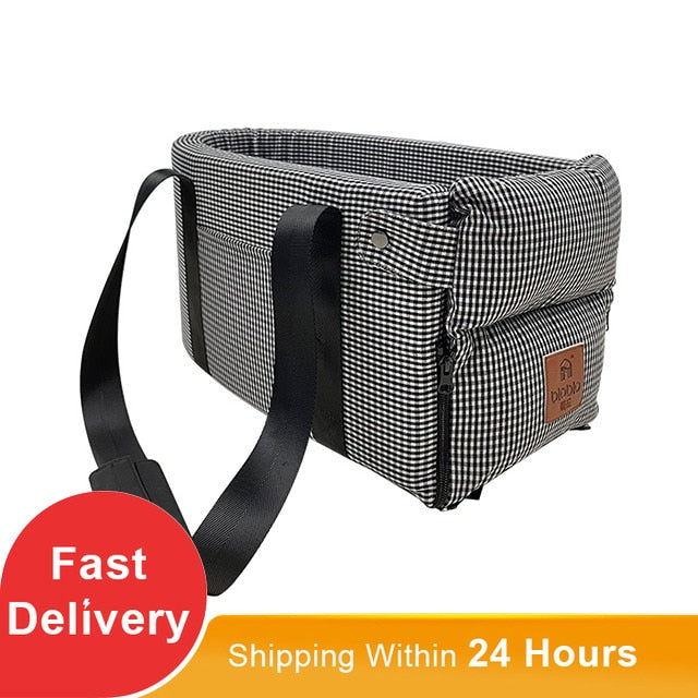 Cama portátil de viaje para gato y perro, asiento de seguridad para coche, Protector de transporte para perros pequeños, Chihuahua, Teddy