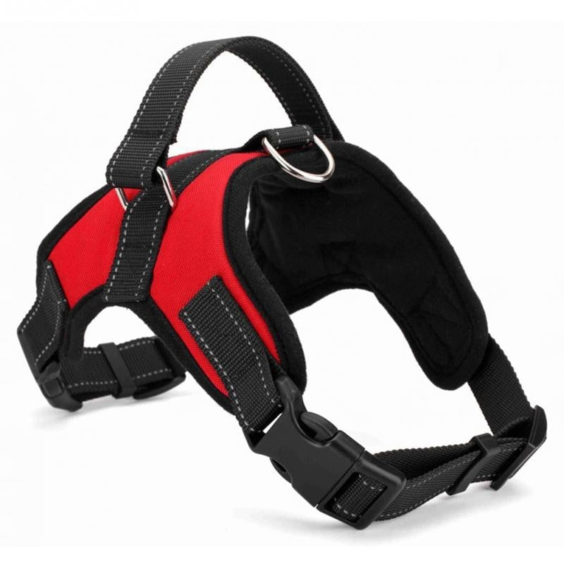Arnés de nailon para perros, Collar acolchado de alta resistencia, tamaño Extra grande, mediano y pequeño, chaleco para perros Husky