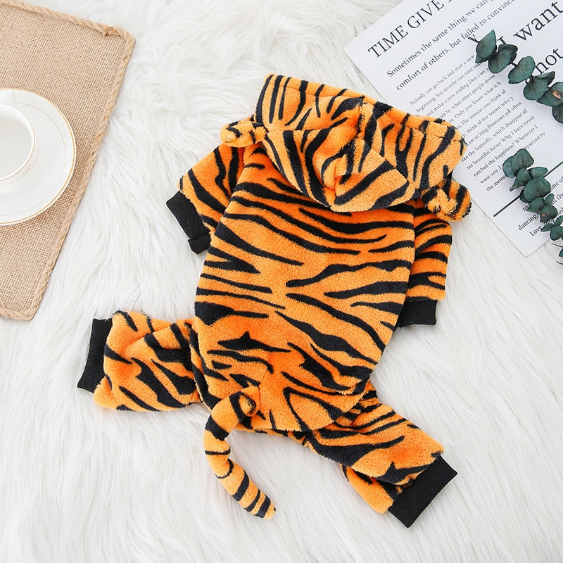 Ropa de lana suave para mascotas, sudaderas con capucha para perros pequeños, cachorros, gatos, Chihuahua, Yorkshire, disfraz de Navidad, Invierno