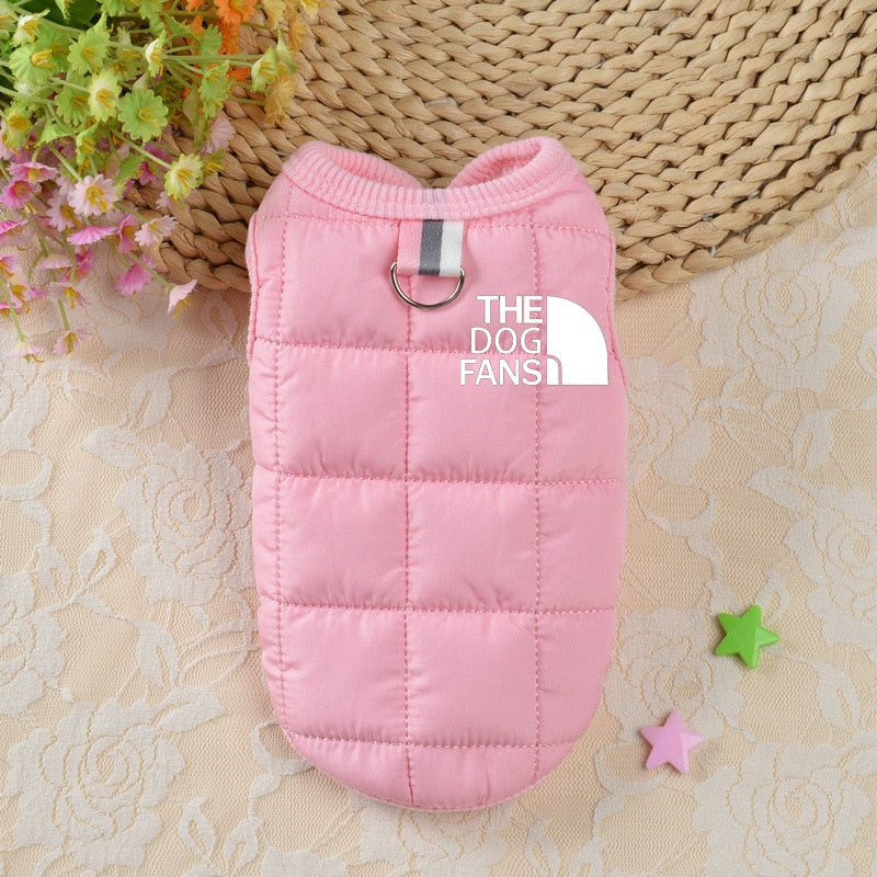 Ropa de invierno de algodon, sobretodo abrigado para perros pequeños, medianos y grandes.