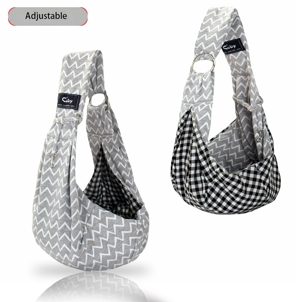 CUBY-Bolsa de transporte para mascotas, Mochila pequeña ajustable para transportar perros, cabestrillo para gatos, bolso de viaje