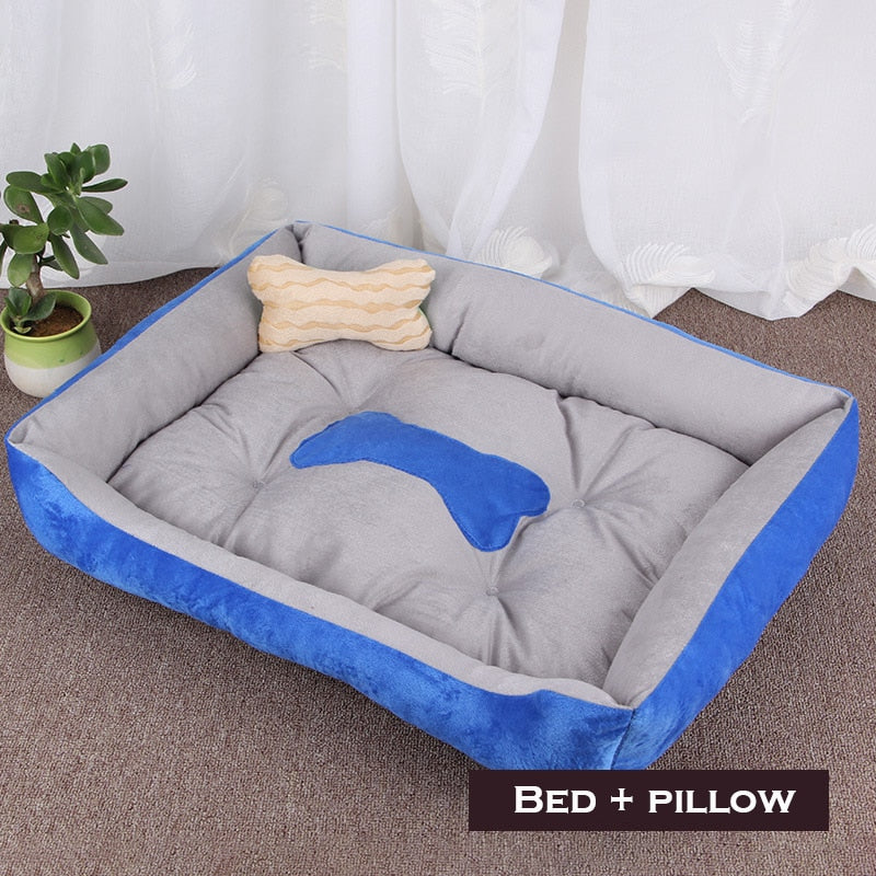 Cama para perros y mascotas, sofá cálido, alfombrillas para perros para perros pequeños, medianos y grandes, cama suave para mascotas para perros, casa lavable para gatos, cachorros, alfombrilla de algodón para perrera