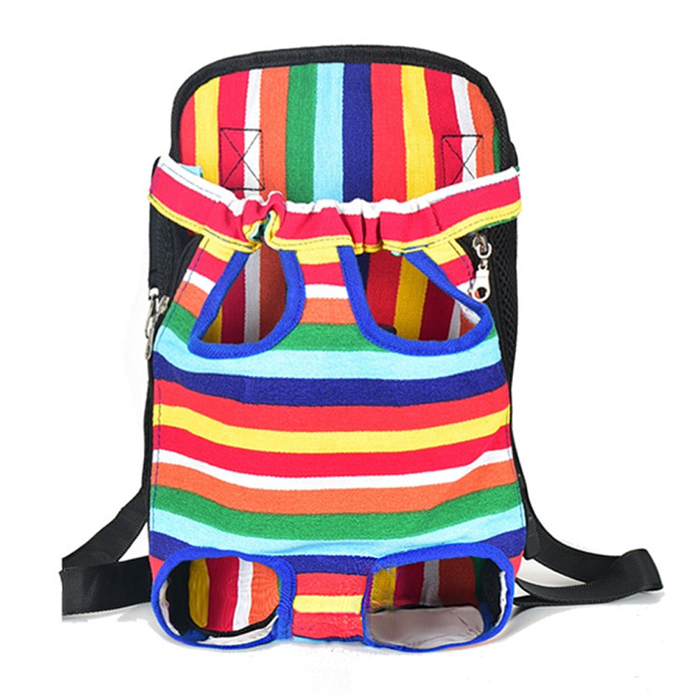 Bolsa de transporte para perros y gatos, mochila de viaje con malla transpirable para transportar mascota, ideal para ir de paseo al aire libre