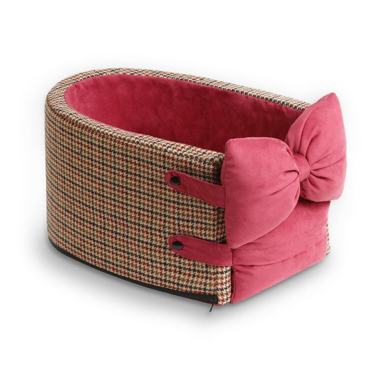 Cama portátil de viaje para gato y perro, asiento de seguridad para coche, Protector de transporte para perros pequeños, Chihuahua, Teddy