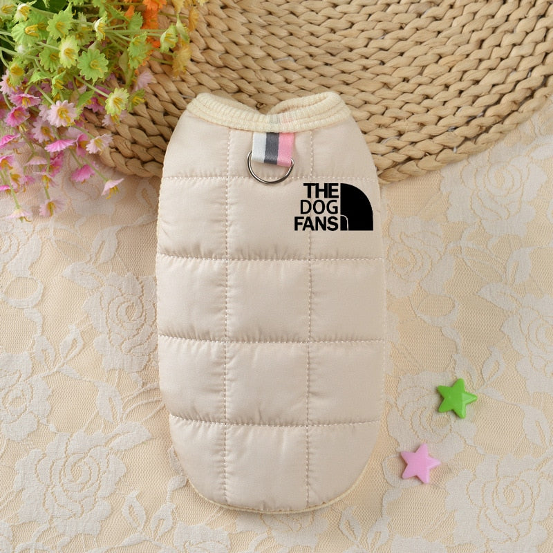 Ropa de invierno de algodon, sobretodo abrigado para perros pequeños, medianos y grandes.