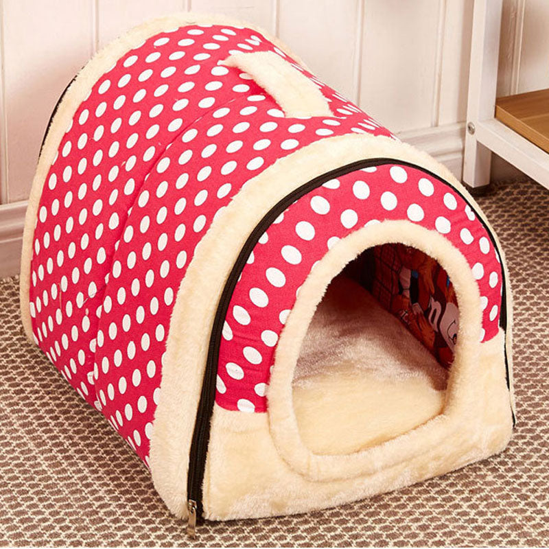 Caseta de Interior para Perro y Gato, Cama para Mascotas Pequeñas, Casa, Productos para Animales, Cesta, Guarida