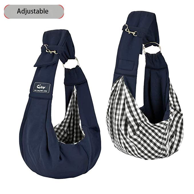 CUBY-Bolsa de transporte para mascotas, Mochila pequeña ajustable para transportar perros, cabestrillo para gatos, bolso de viaje