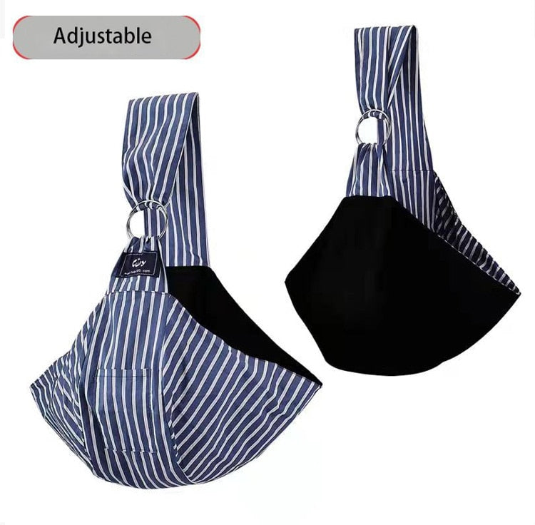 CUBY-Bolsa de transporte para mascotas, Mochila pequeña ajustable para transportar perros, cabestrillo para gatos, bolso de viaje