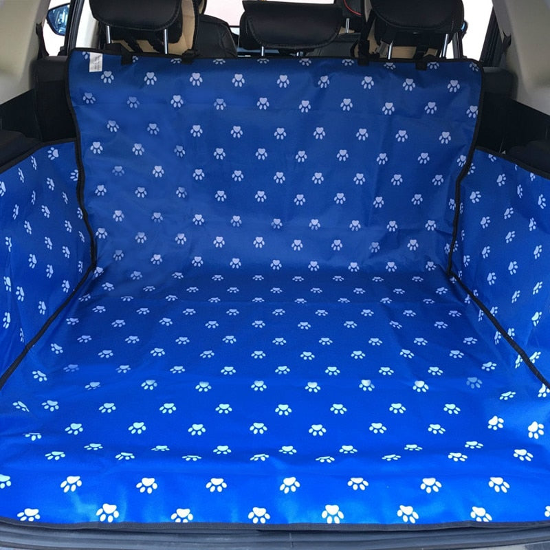 CAWAYI KENNEL-Protector de asiento de coche para mascotas, alfombrilla para maletero, funda protectora para transporte de gatos y perros, soporte para coche