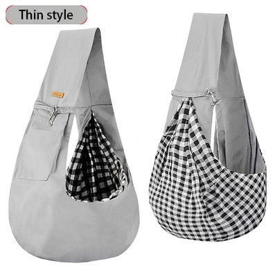 CUBY-Bolsa de transporte para mascotas, Mochila pequeña ajustable para transportar perros, cabestrillo para gatos, bolso de viaje