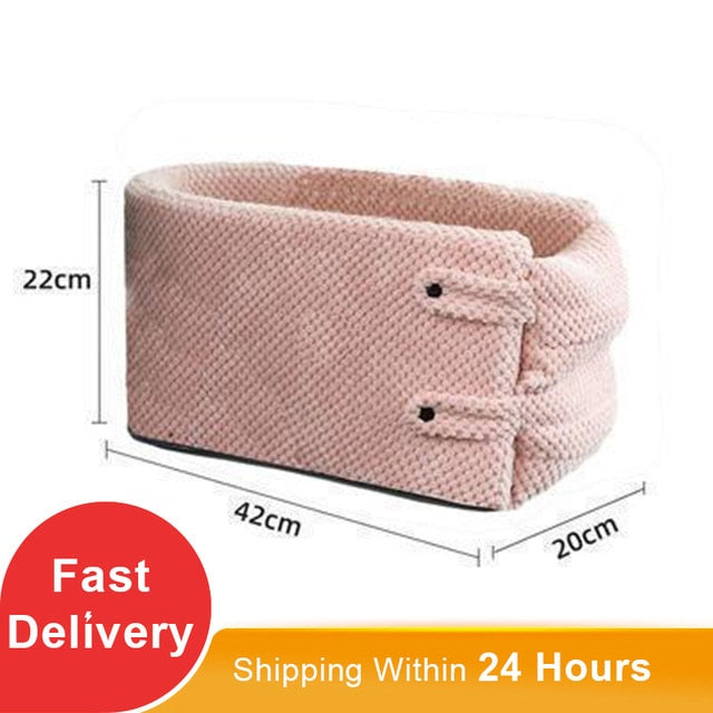 Cama portátil de viaje para gato y perro, asiento de seguridad para coche, Protector de transporte para perros pequeños, Chihuahua, Teddy
