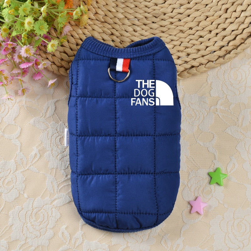 Ropa de invierno de algodon, sobretodo abrigado para perros pequeños, medianos y grandes.
