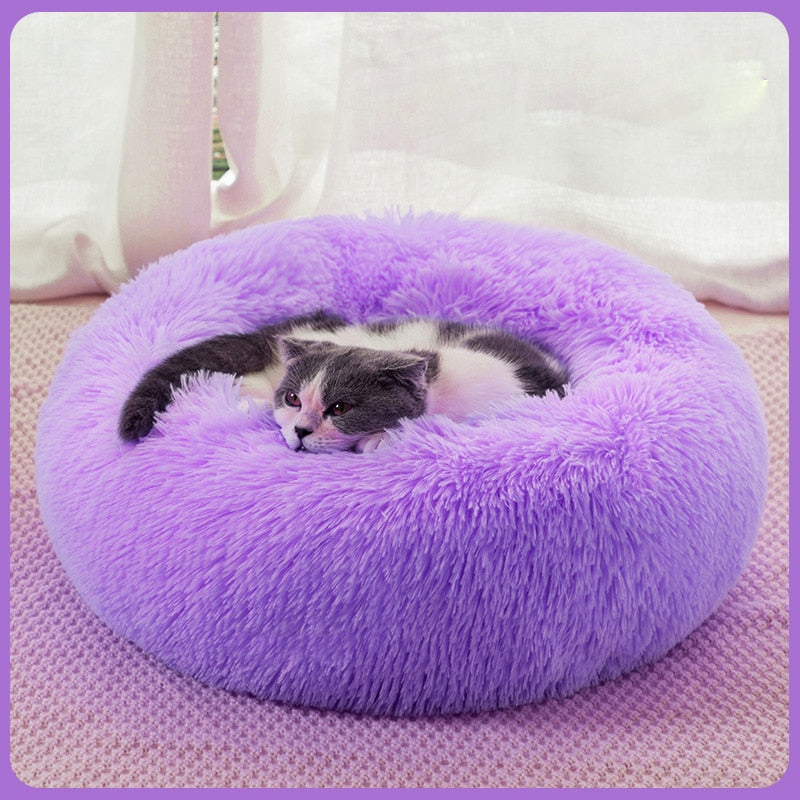 Cama redonda para gatos y perros, tapete de felpa suave y larga, cesta cálida, cojín, sofá, perrera para lavar a máquina
Cama redonda para gatos y perros, tapete de felpa suave y larga, cesta cálida, cojín, sofá, perrera para