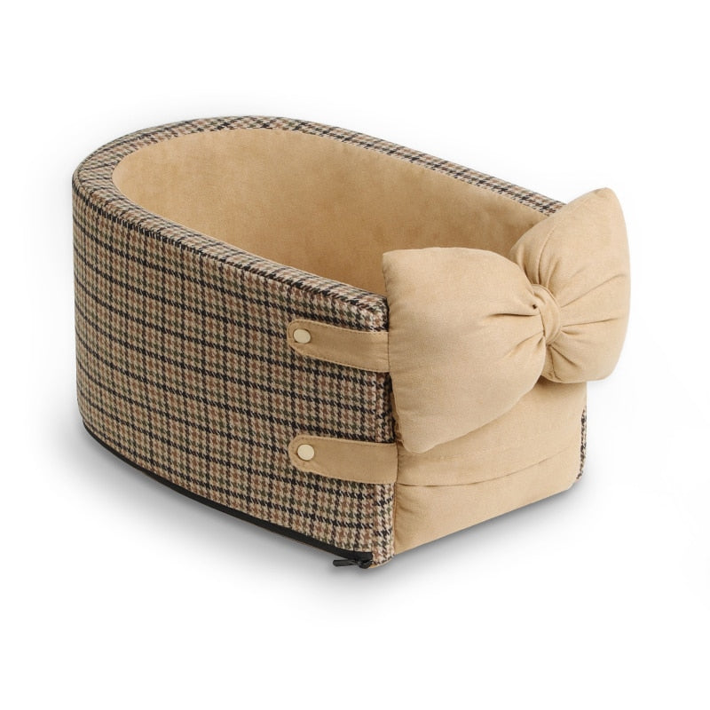 Cama portátil de viaje para gato y perro, asiento de seguridad para coche, Protector de transporte para perros pequeños, Chihuahua, Teddy