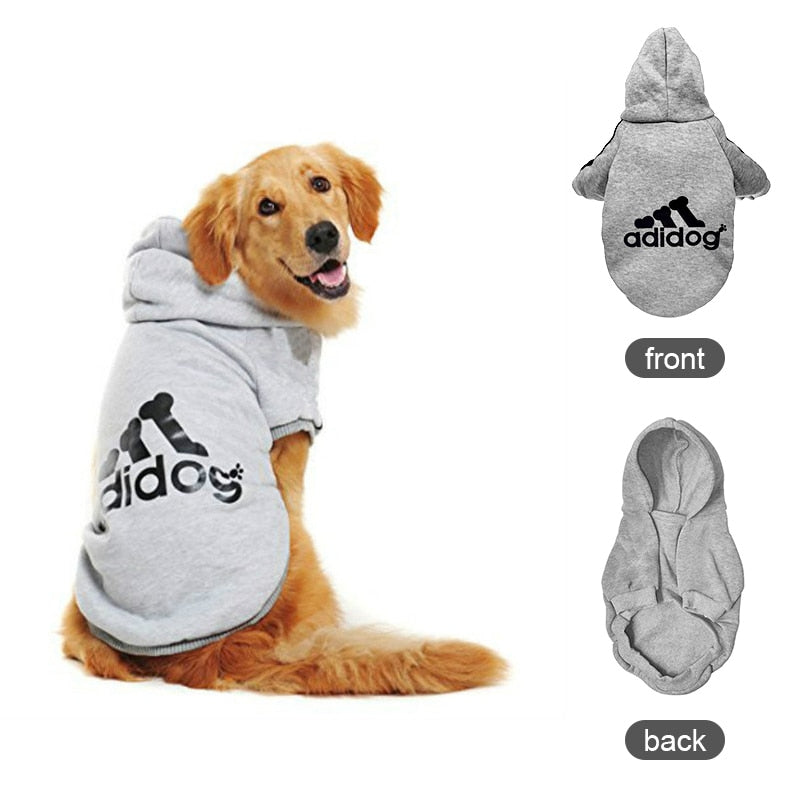 Ropa de lana suave para perro, sudadera cálida con capucha para Chihuahua, Bulldog Francés, Labrador