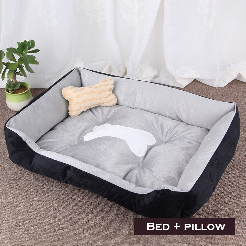 Cama para perros y mascotas, sofá cálido, alfombrillas para perros para perros pequeños, medianos y grandes, cama suave para mascotas para perros, casa lavable para gatos, cachorros, alfombrilla de algodón para perrera