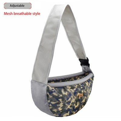 CUBY-Bolsa de transporte para mascotas, Mochila pequeña ajustable para transportar perros, cabestrillo para gatos, bolso de viaje